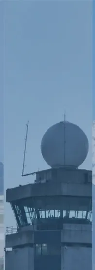 Torre de control de un aeropuerto en Brasil