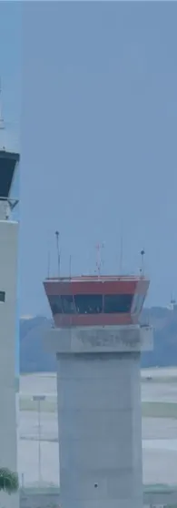 Torre de control de un aeropuerto en Venezuela
